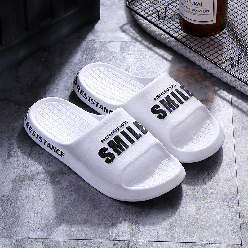 New home indoor slippers women summer comfortable outer wear fashionable beach men's shoes