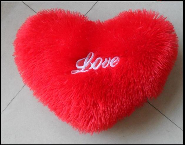 Red heart red love pillow heart-shaped plush toy sofa cushion birthday wedding gift