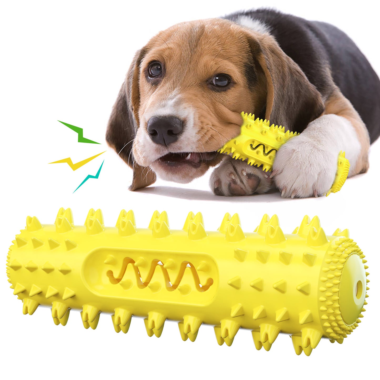 Pet Sounding Sawtooth Molar Stick Dog Toothbrush Cleaning Ball Vent Biting Dog Toy Dog Pet Supplies