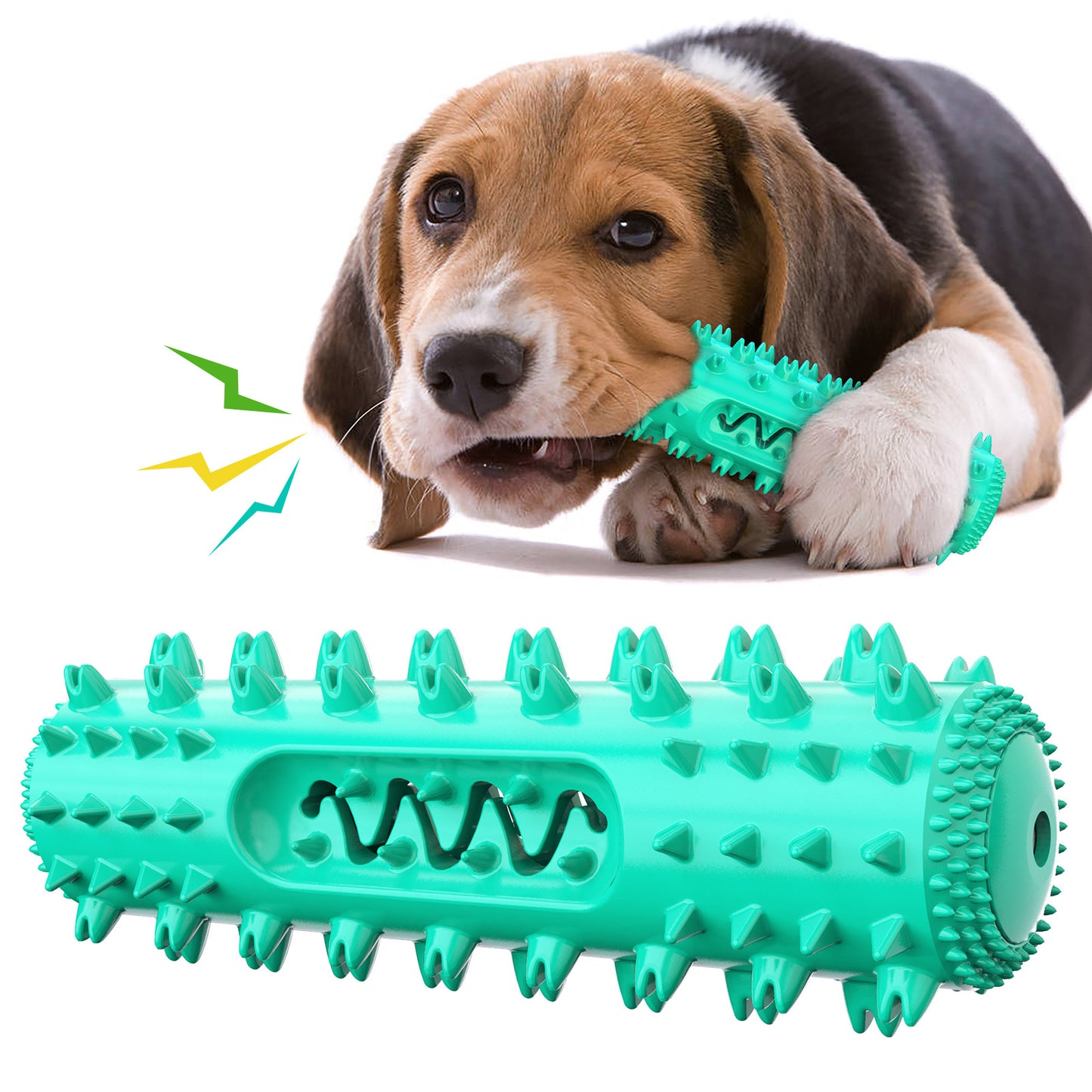 Pet Sounding Sawtooth Molar Stick Dog Toothbrush Cleaning Ball Vent Biting Dog Toy Dog Pet Supplies