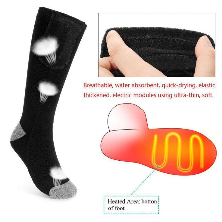 Electric heating socks, heating socks, charging, heating socks, warm feet, artifact to keep warm in winter