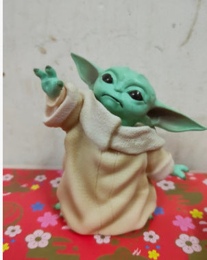 Star Wars Baby Yoda 6 Mandalorian Baby Yoda Hand-made Toy Decorations