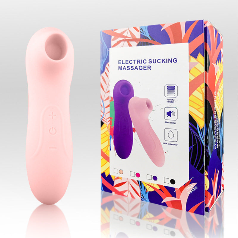 USB charging sucker, vibrating massage stick, female masturbation device, adult products