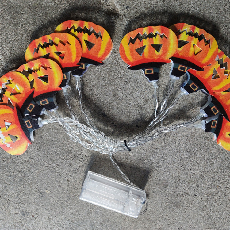 New Halloween light string, pumpkin light string, ghost skull ghost eye and so on