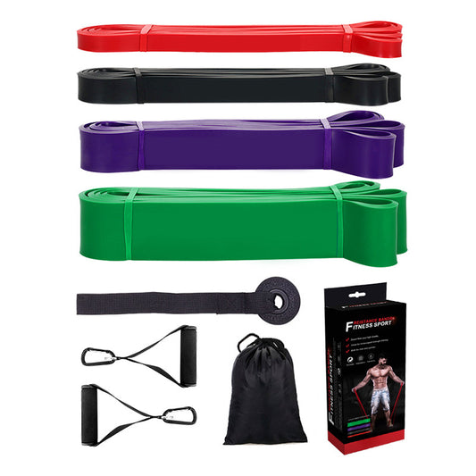Latex TPE elastic band ring puller sports fitness hip circle yoga pull-up pull-up resistance band