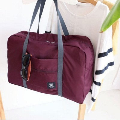 Travel bag men and women foldable duffel bag storage bag large capacity hand luggage bag travel accessories