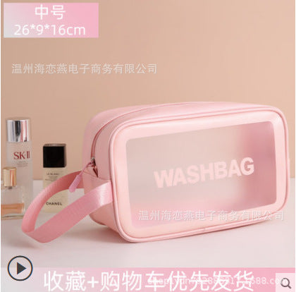 Cosmetic bag super hot ins wind large capacity portable female travel waterproof toiletry storage bag portable