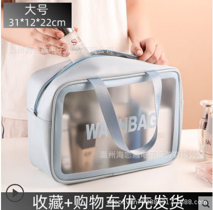 Cosmetic bag super hot ins wind large capacity portable female travel waterproof toiletry storage bag portable