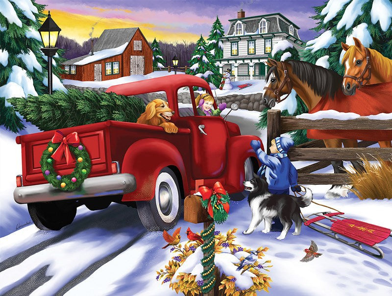 Cross-border hot sale Yamama Christmas jigsaw puzzle 1000 piece Christmas jigsaw puzzle jigsaw puzzle