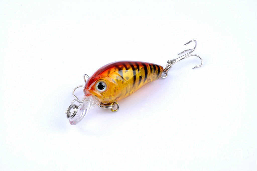 Luya bait mini rock little fat micro object 4.5CM/4G slow noise plastic fake bait bass and mandarin fish hard bait