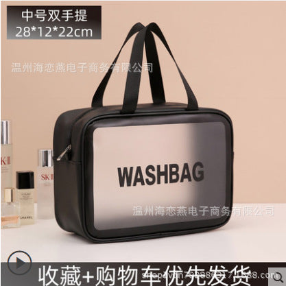 Cosmetic bag super hot ins wind large capacity portable female travel waterproof toiletry storage bag portable