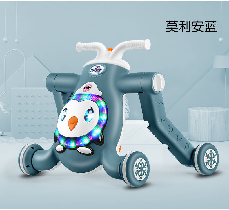 Baby walker trolley children anti-rollover anti-o-leg three-in-one multifunctional walker baby toy