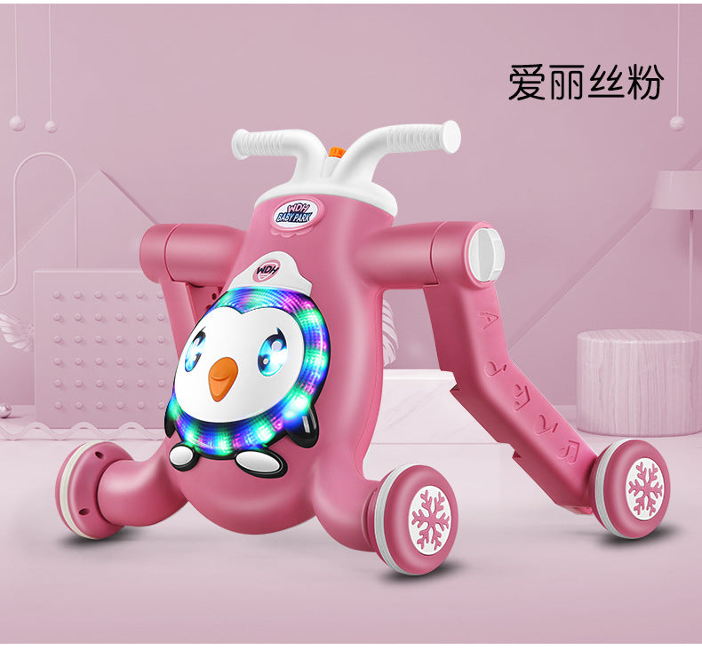 Baby walker trolley children anti-rollover anti-o-leg three-in-one multifunctional walker baby toy