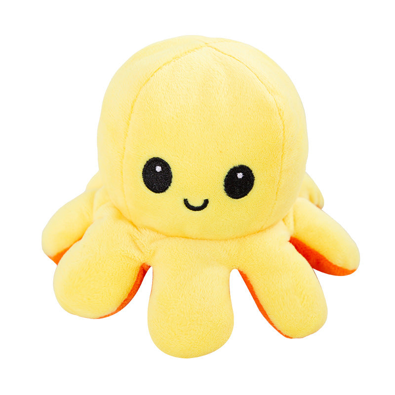 Flip octopus doll Flip octopus Octopus plush toy Double-sided flip doll Reversible octopus