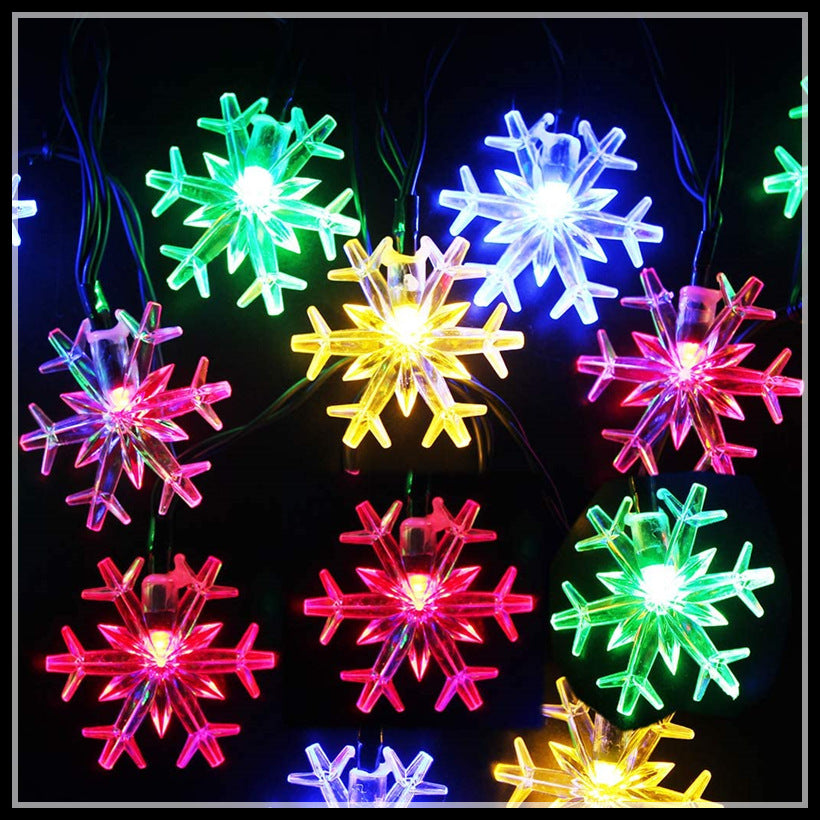 Solar bubble ball string lights led star lights cherry blossom outdoor garden decoration christmas lights solar string lights