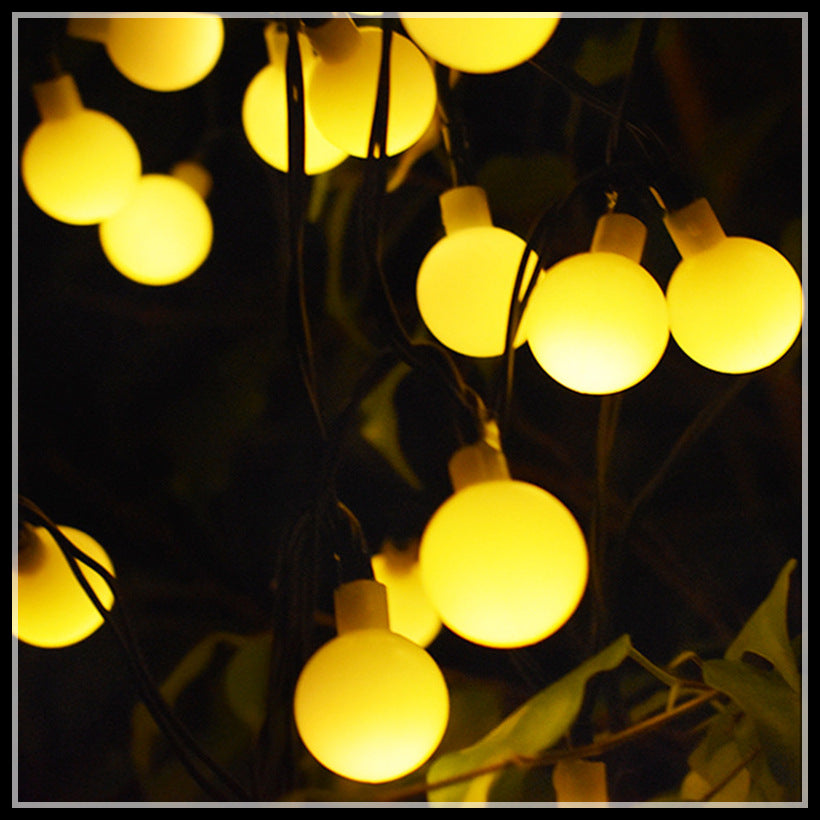 Solar bubble ball string lights led star lights cherry blossom outdoor garden decoration christmas lights solar string lights