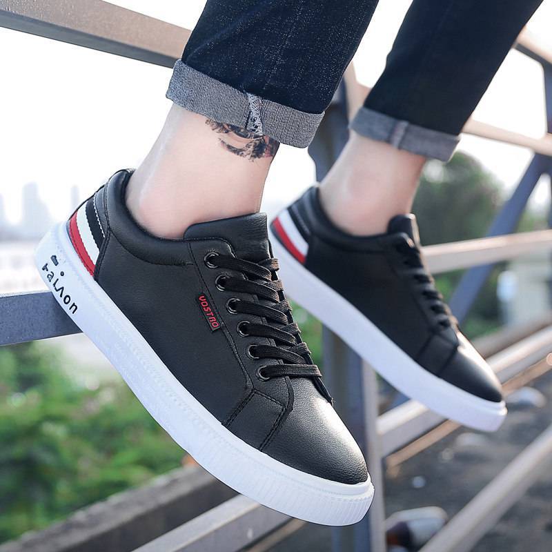 European and American white sneakers trendy shoes high quality breathable chic college style casual shoes