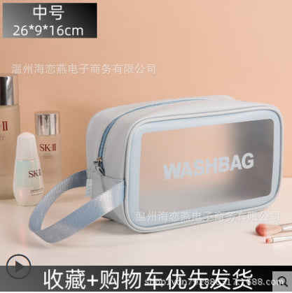 Cosmetic bag super hot ins wind large capacity portable female travel waterproof toiletry storage bag portable