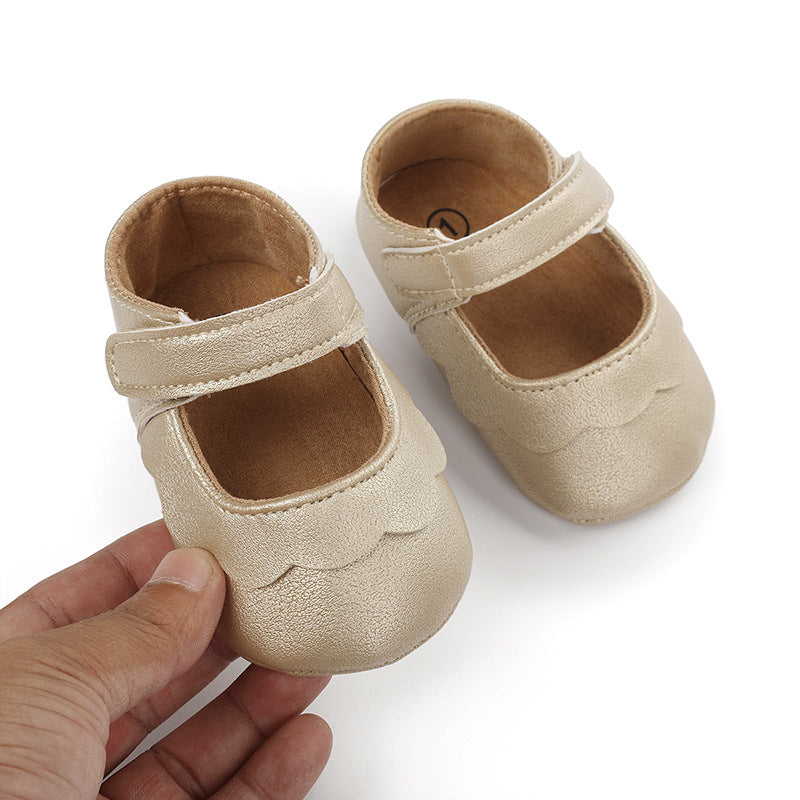 0-1 year old spring and autumn female baby soft-soled toddler shoes