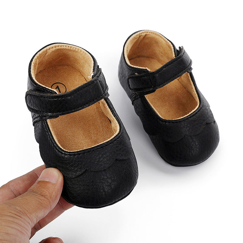 0-1 year old spring and autumn female baby soft-soled toddler shoes
