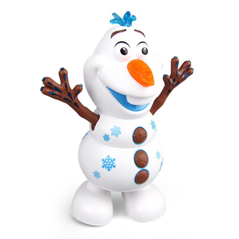 Upgraded version of Xuebao dancing robot Christmas Frozen 2 Snowman walking electric toy gift