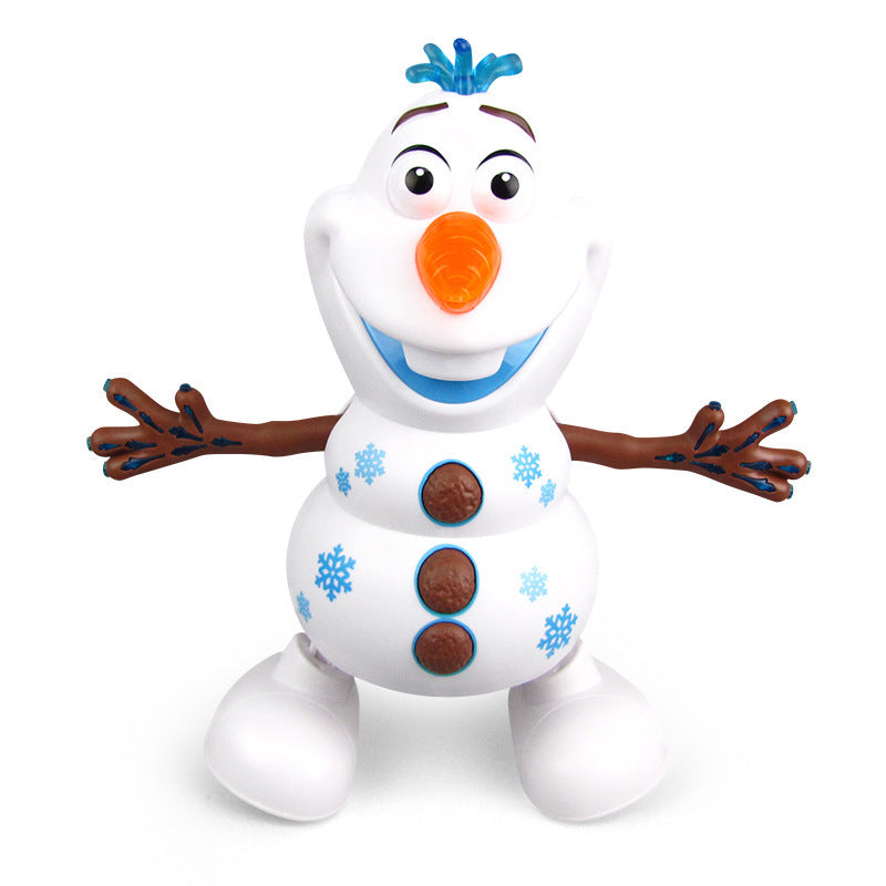 Upgraded version of Xuebao dancing robot Christmas Frozen 2 Snowman walking electric toy gift