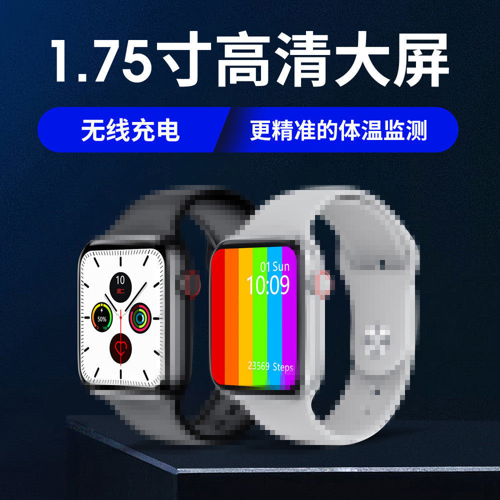 New W46 social entertainment smart bracelet, heart rate and blood pressure positioning tracking Bluetooth smart watch