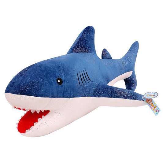 Cute shark plush toy star shark ocean doll bed pillow sleeping doll doll gift girl