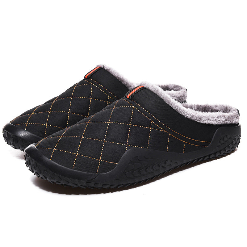 European and American cross-border large size cotton shoes, comfortable, cold-resistant, lightweight and warm casual men's cotton slippers