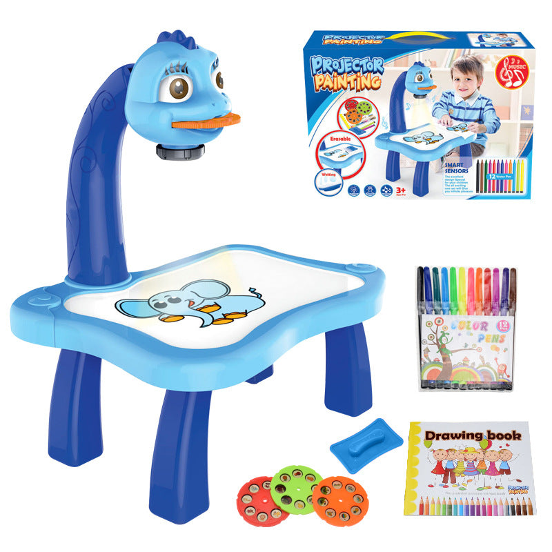 Children's intelligent projection painting toy writing drawing board