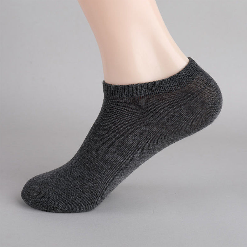 New boat socks men's socks sports sweat-absorbent short tube men and women solid color invisible socks