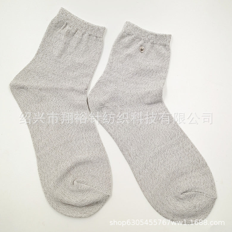 Silver fiber silk socks DDS beauty health massage antibacterial conductive pulse electrotherapy physiotherapy socks