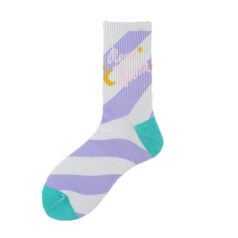 Sweat-absorbent and deodorant socks, cactus, flame banana