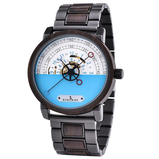 Watch BOBOBIRD automatic wooden mechanical hand-framed watch