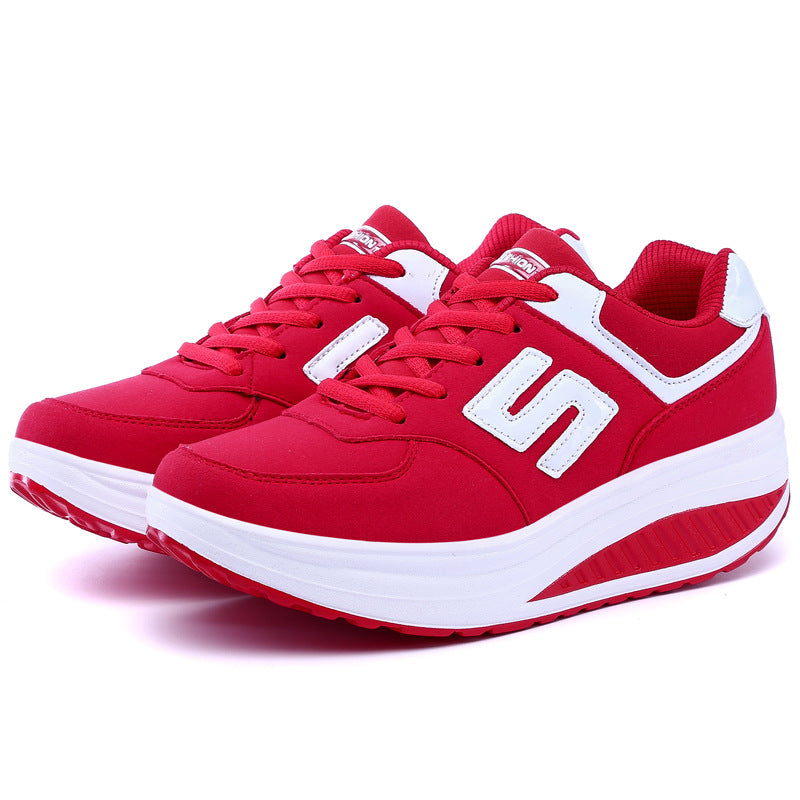 European and American leather breathable fashion trend casual sports shoes