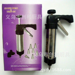 Kitchen supplies stainless steel box biscuit machine butter cookie decorator certified export