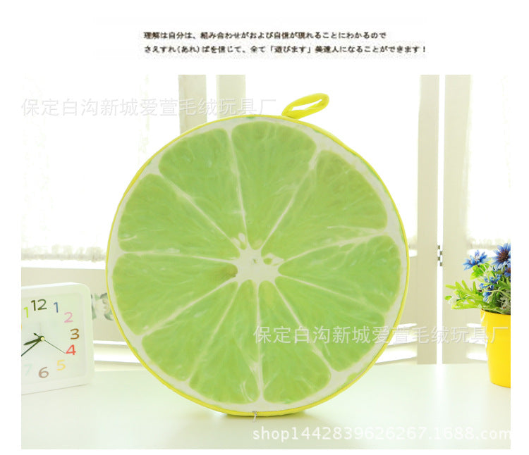 Plush toy creative cute fruit cushion pillow watermelon cushion office sofa creative pillow