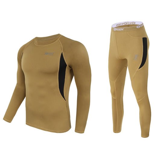 ESDY outdoor sports functional underwear fleece thermal underwear sports suit physical suit