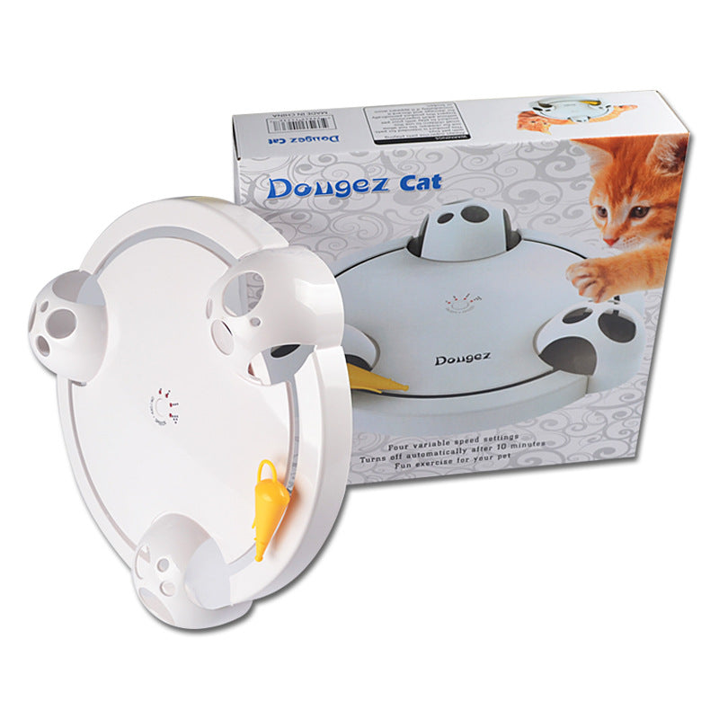 Pet supplies automatic rotation mouse cat turntable smart electric play disk cat toy shadowless mouse carousel