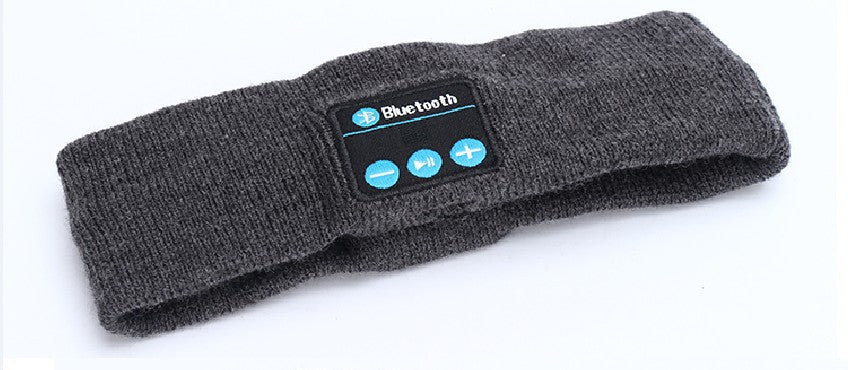 Wireless Bluetooth Knitted Music Basket Tooth Strap Running Yoga Sweat-absorbent Hair Bandana Basket Tooth Headband