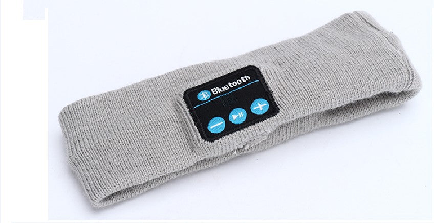 Wireless Bluetooth Knitted Music Basket Tooth Strap Running Yoga Sweat-absorbent Hair Bandana Basket Tooth Headband