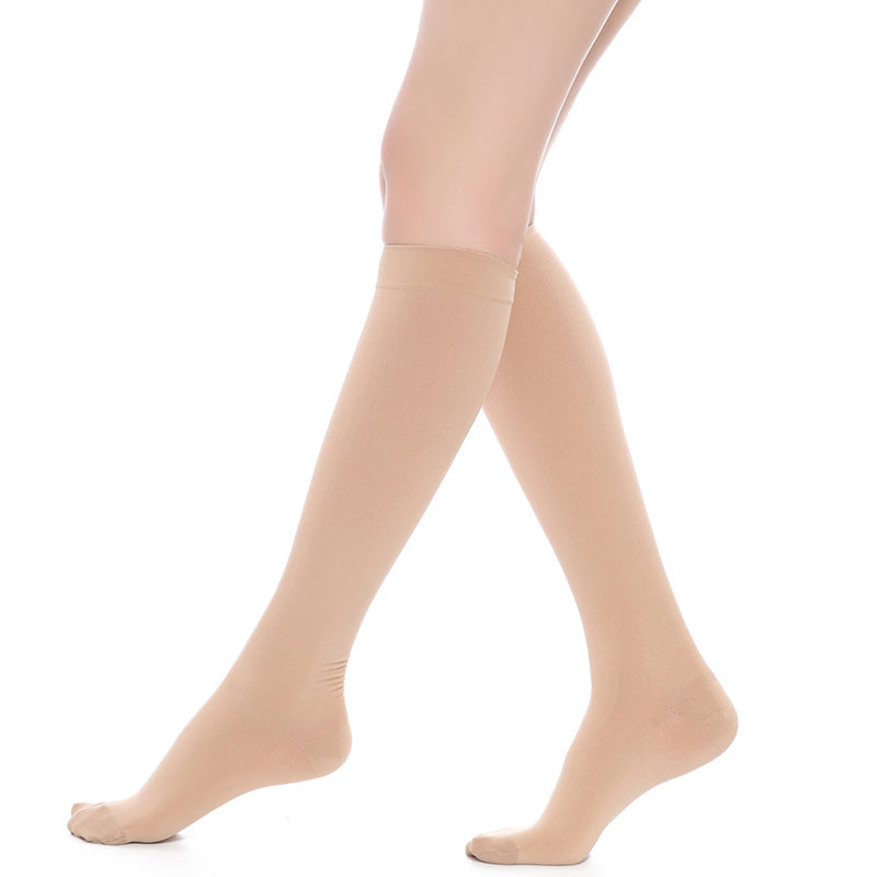 Medical health care elastic socks in the tube secondary pressure calf sleeve compression socks nurse swelling anti-varicose
