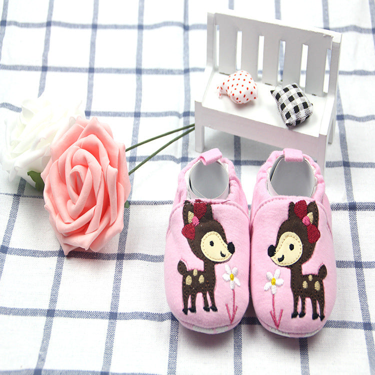 New children's baby toddler shoes cartoon embroidery baby shoes