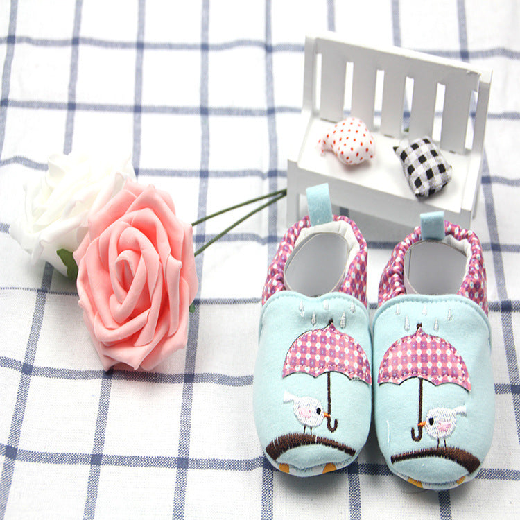 New children's baby toddler shoes cartoon embroidery baby shoes