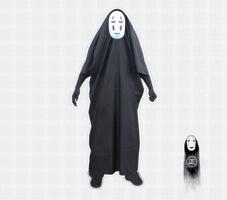 Cross-border Spirited Away Cosplay Costume Faceless Male Clothes Cosplay Costume Halloween Costume