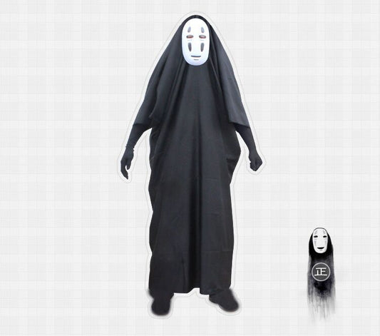 Cross-border Spirited Away Cosplay Costume Faceless Male Clothes Cosplay Costume Halloween Costume