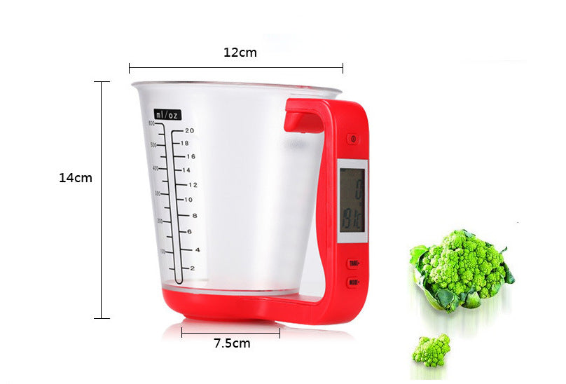 Kitchen scale electronic measuring cup baking scale 1KG600ML liquid measuring cup kitchen electronic scale milk scale