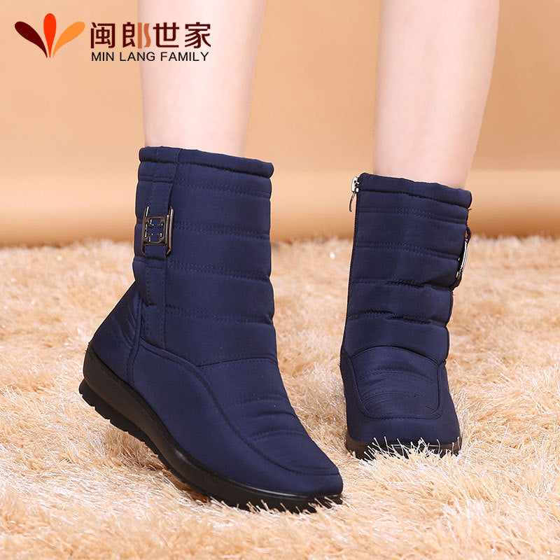 Ladies new waterproof warm snow boots