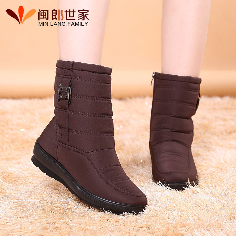 Ladies new waterproof warm snow boots