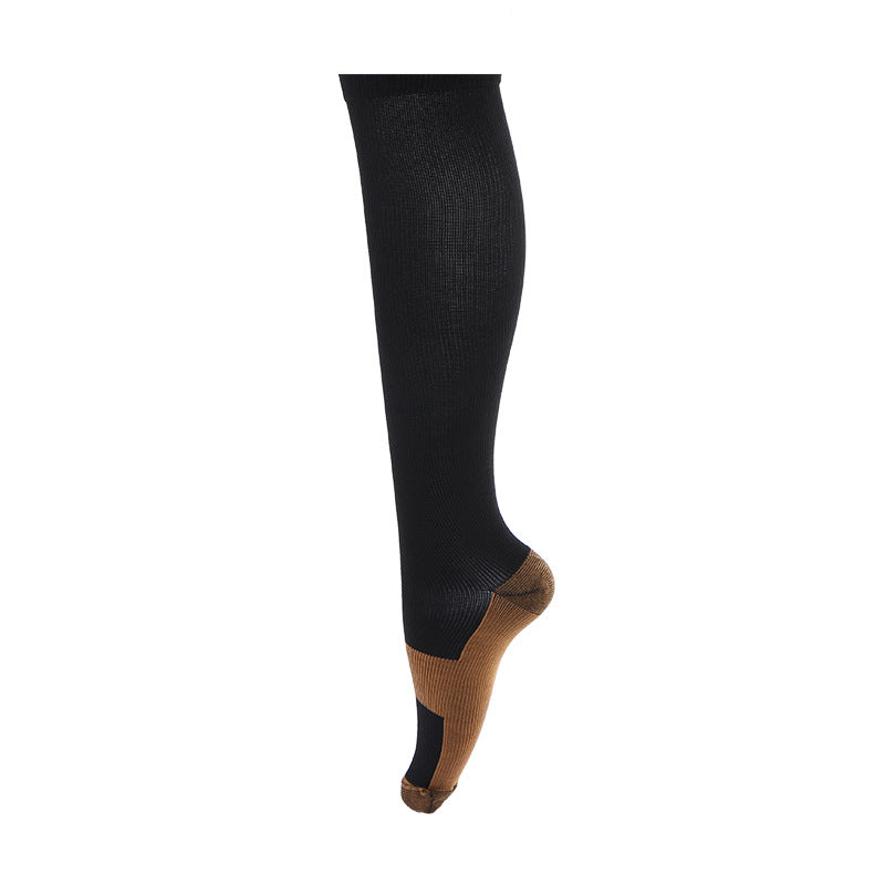 Copper Fiber Long Tube Compression Socks Nylon Nylon Compression Outdoor Sports Socks Compres Socks